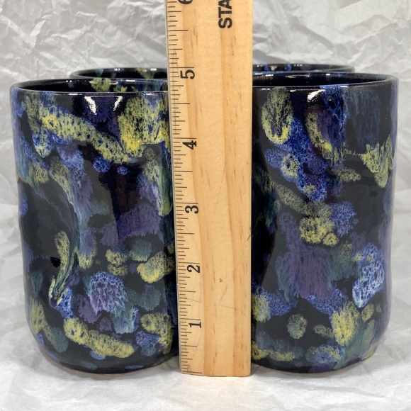 SET of 4 CERAMIC HANDMADE MUGS - Picture 10 of 12